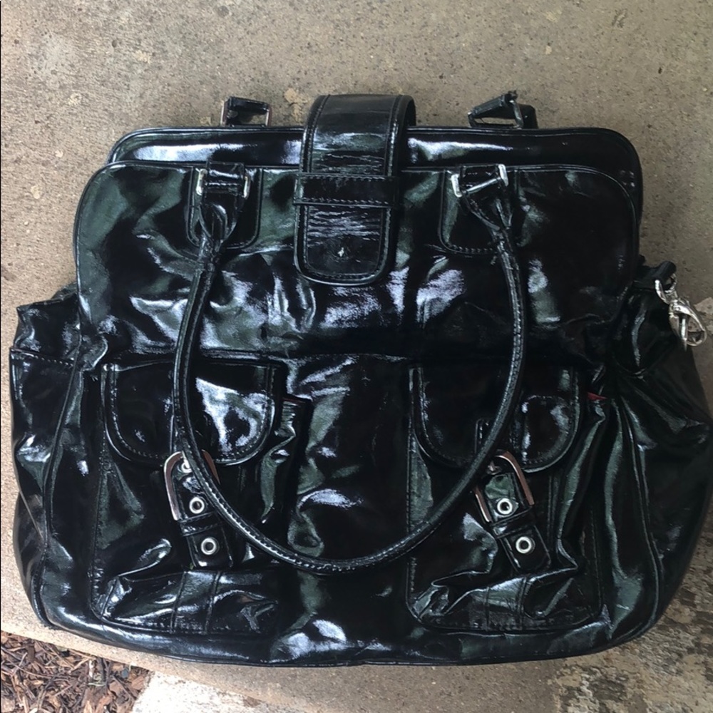 Black Amy Michelle Diaper Bag
